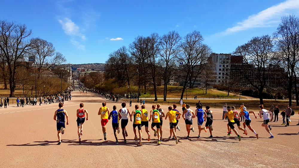 Starten på Sentrumssprinten